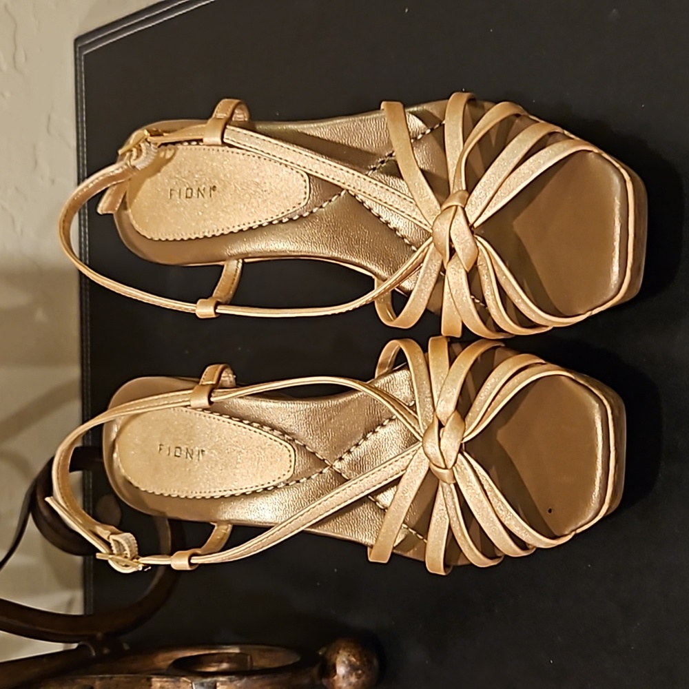 Platform Sandals by FIONI,  Size 5.5- New!